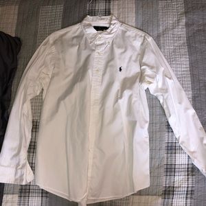 Polo Ralph Lauren white button up shirt